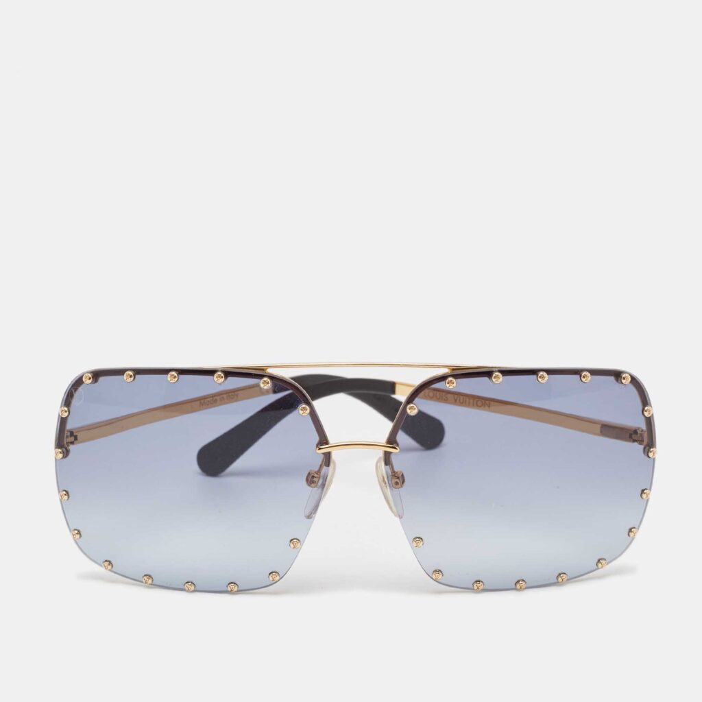 Louis Vuitton Blue Gradient Z2354W The Party Square Sunglasses