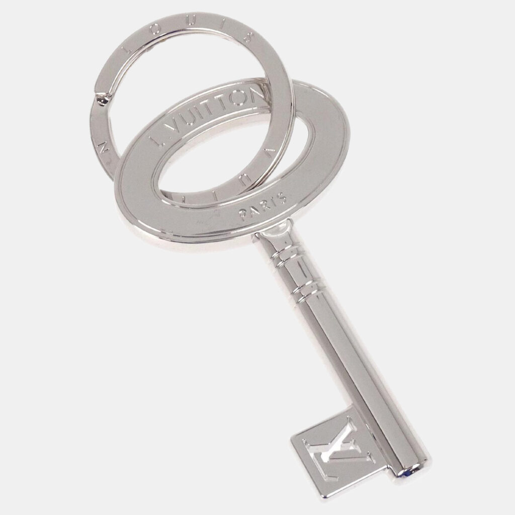 Louis Vuitton Silver Plated Travel Key Ring Louis Vuitton Silver Plated Travel Key Ring