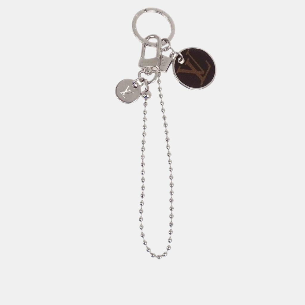 Louis Vuitton SIlver Plated Bag Charm Louis Vuitton SIlver Plated Bag Charm