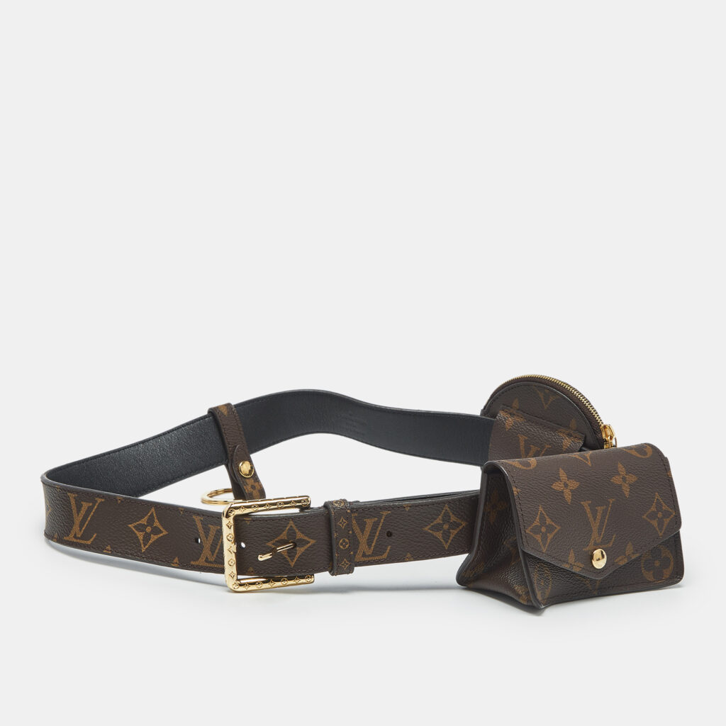 Louis Vuitton Monogram Canvas Daily Multi Pocket Belt 80 CM Louis Vuitton Monogram Canvas Daily Multi Pocket Belt 80 CM