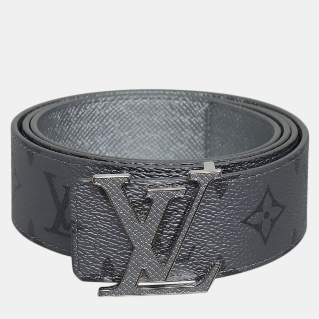 Louis Vuitton Monogram Reverse Initiales Taigarama 40MM Belt Louis Vuitton Monogram Reverse Initiales Taigarama 40MM Belt