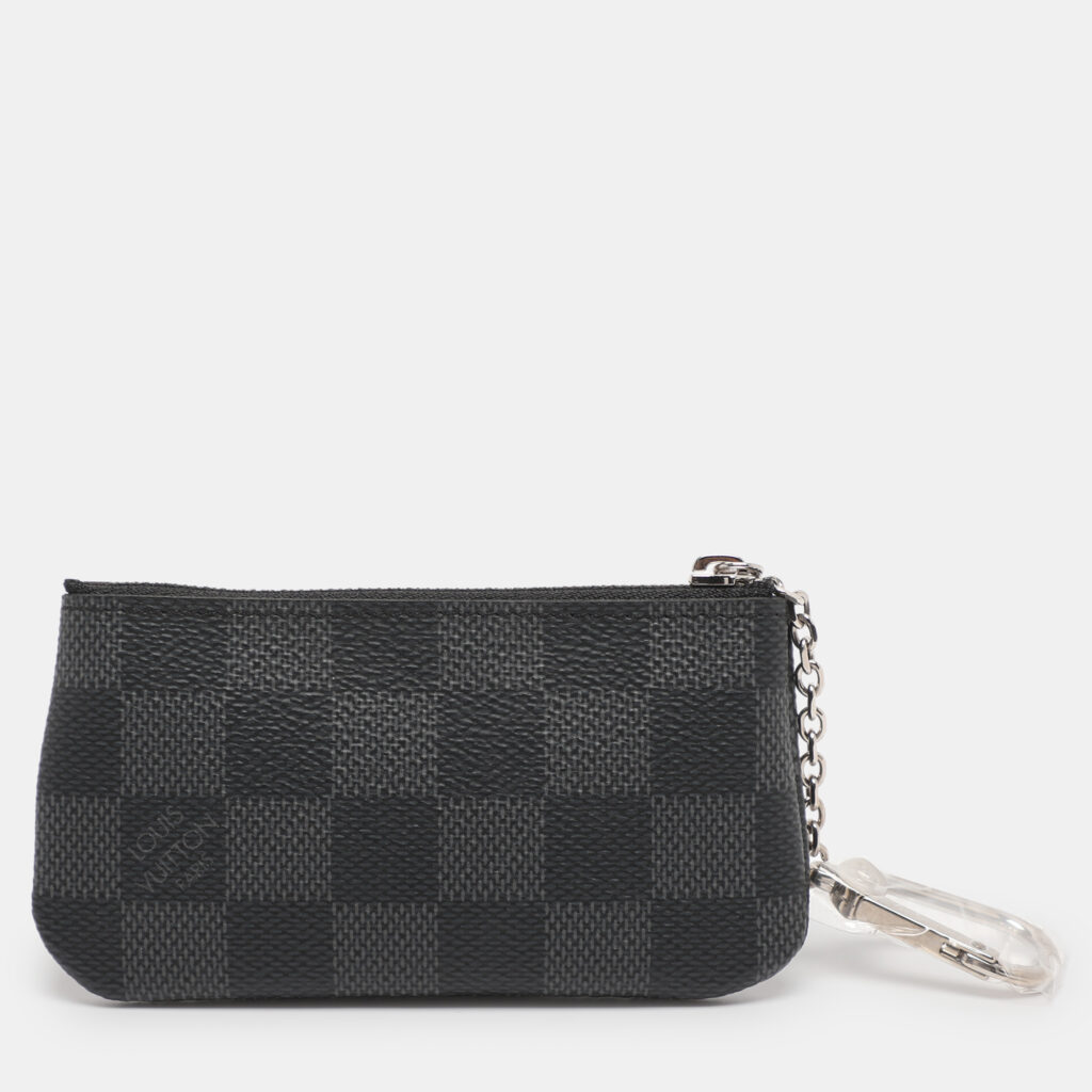 Louis Vuitton Damier Graphite Canvas Key Pouch Louis Vuitton Damier Graphite Canvas Key Pouch