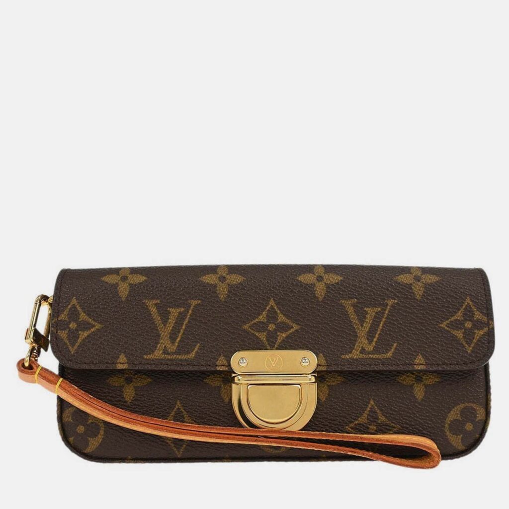 Louis Vuitton Brown Monogram Pochette Lagoon Glasses Case Louis Vuitton Brown Monogram Pochette Lagoon Glasses Case