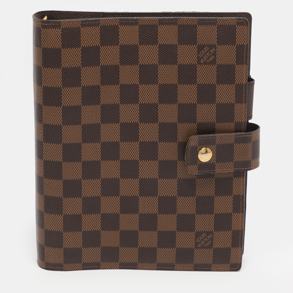 Louis Vuitton Damier Ebene Large Ring Agenda Cover Louis Vuitton Damier Ebene Large Ring Agenda Cover