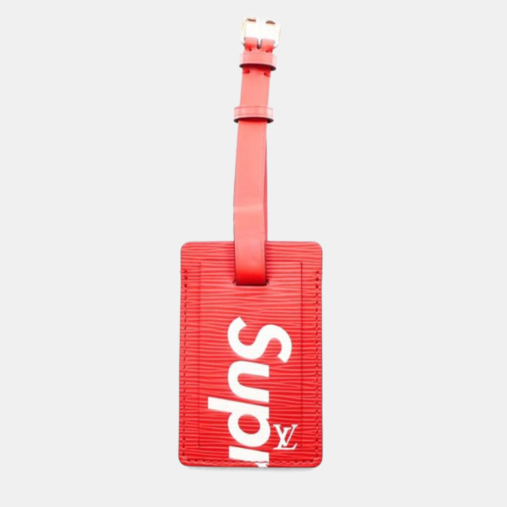 Louis Vuitton x Supreme Epi Luggage Tag Louis Vuitton x Supreme Epi Luggage Tag