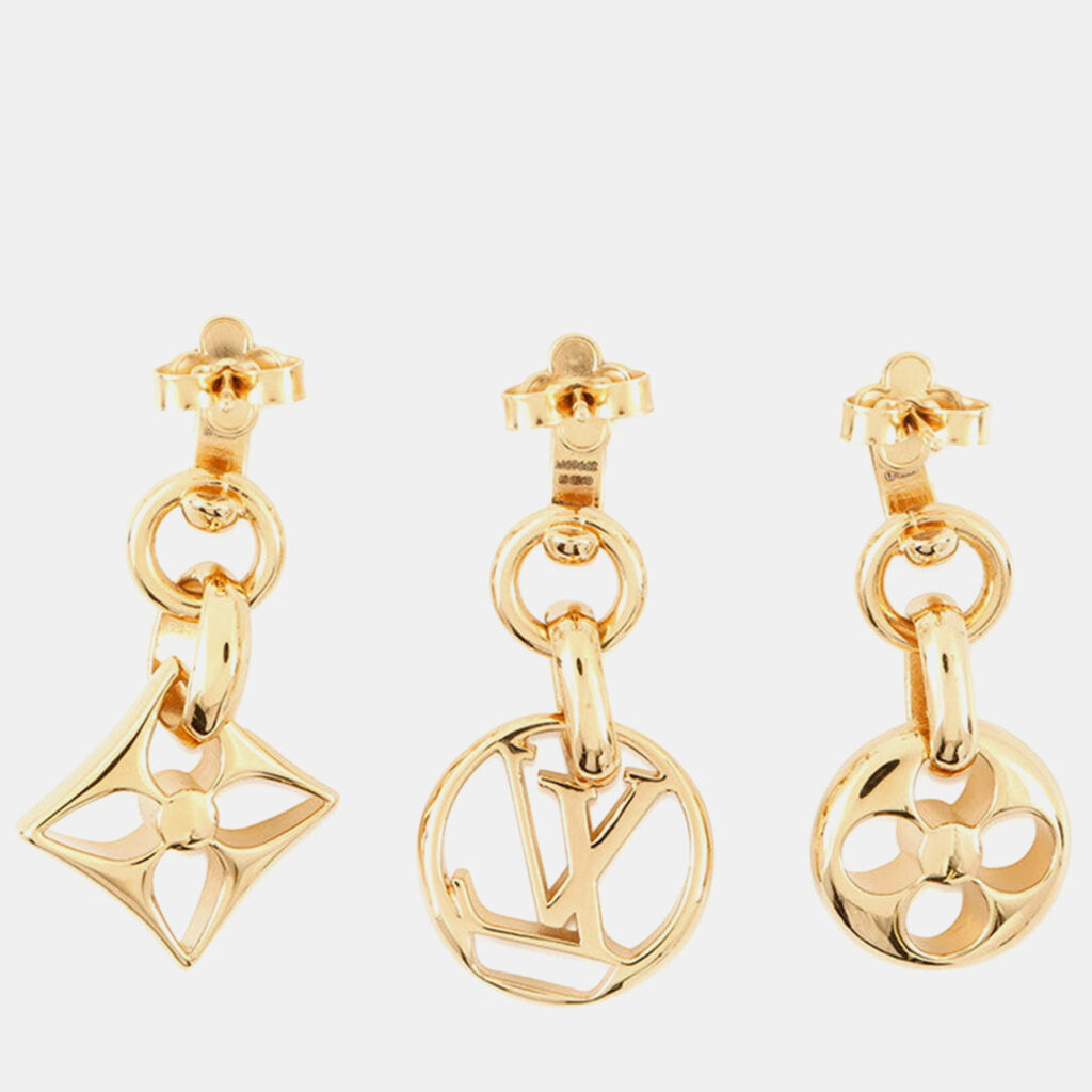 Louis Vuitton Boucles D'Oreilles Crazy In Padlock Earrings Gold Plated Louis Vuitton Boucles D'Oreilles Crazy In Padlock Earrings Gold Plated
