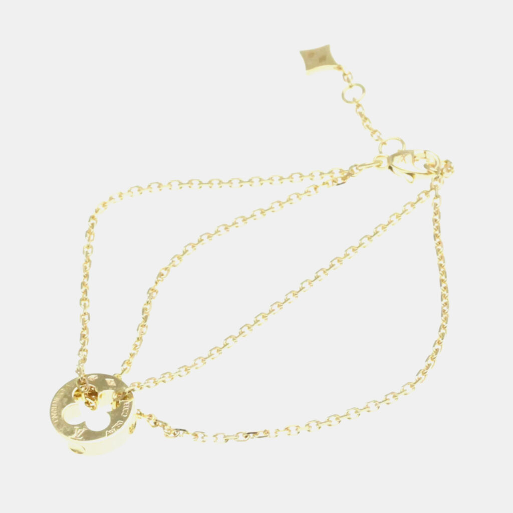 Louis Vuitton Brassiere Empreinte Bracelet Pink Gold 18K Charm Bracelet Louis Vuitton Brassiere Empreinte Bracelet Pink Gold 18K Charm Bracelet