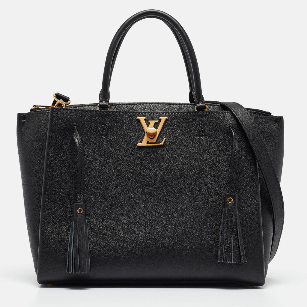 luxury-women-louis-vuitton-used-handbags-p1018979-017-1.jpg Louis Vuitton Black Leather Lockmeto Bag