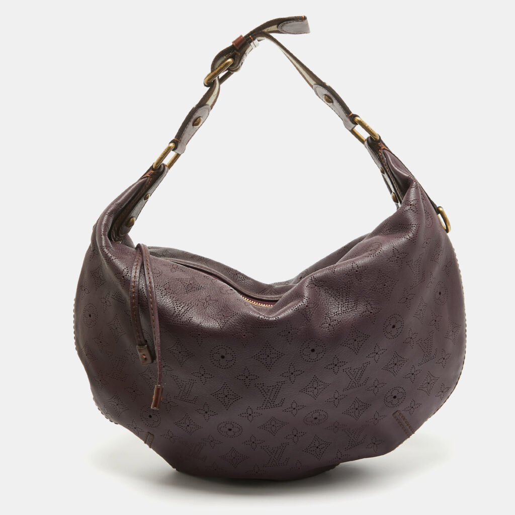 Louis Vuitton Aubergine Monogram Mahina Leather Onatah GM Bag Louis Vuitton Aubergine Monogram Mahina Leather Onatah GM Bag