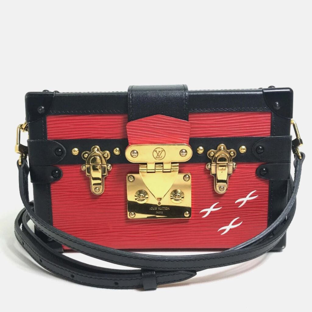 Louis Vuitton Leather Petite Malle