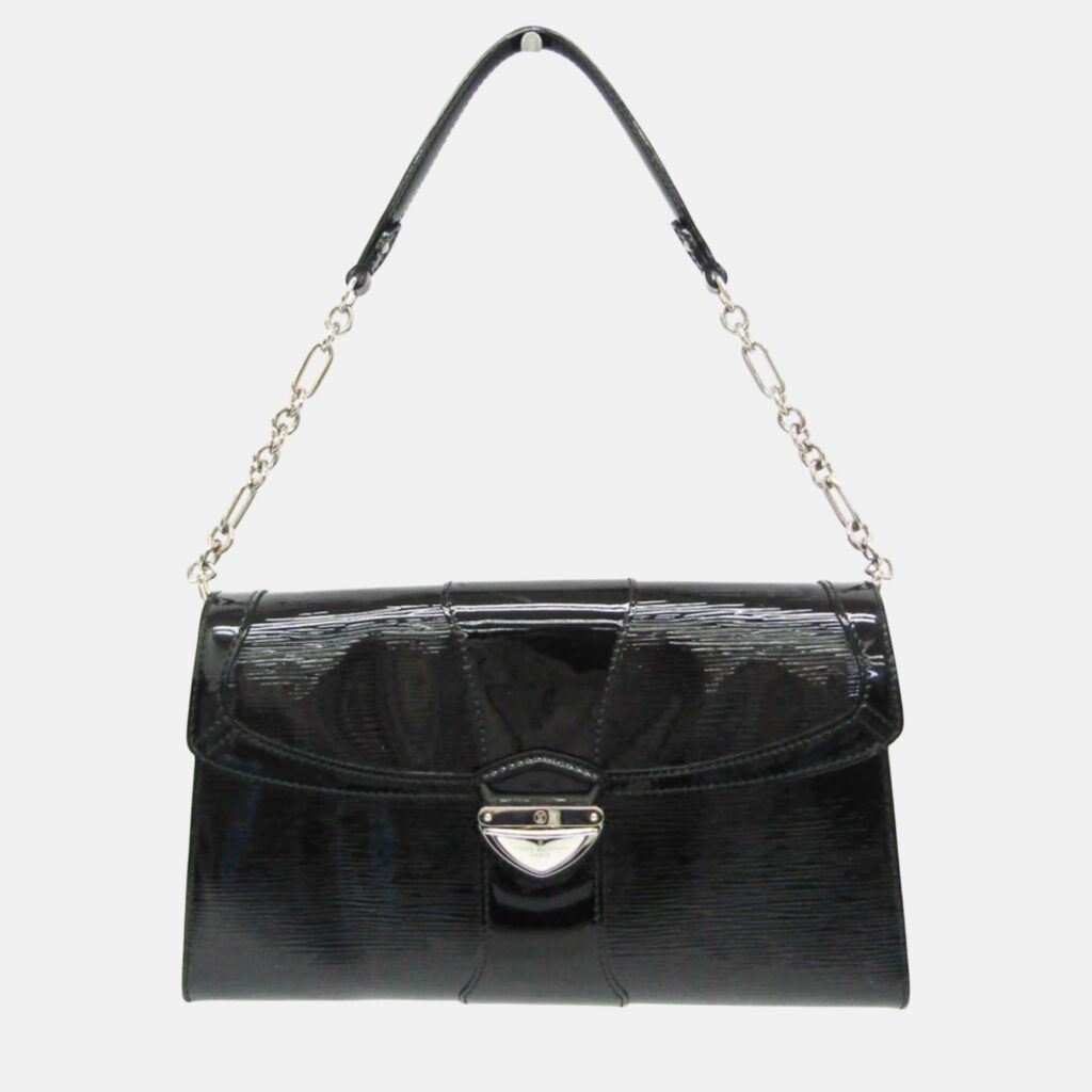 Louis Vuitton Noir Epi Electric Pochette Jena Shoulder Bag Louis Vuitton Noir Epi Electric Pochette Jena Shoulder Bag