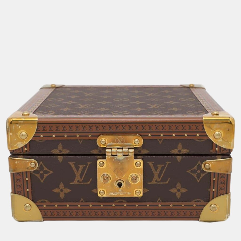 Louis Vuitton Green Monogram Jewelry Coffret Bag