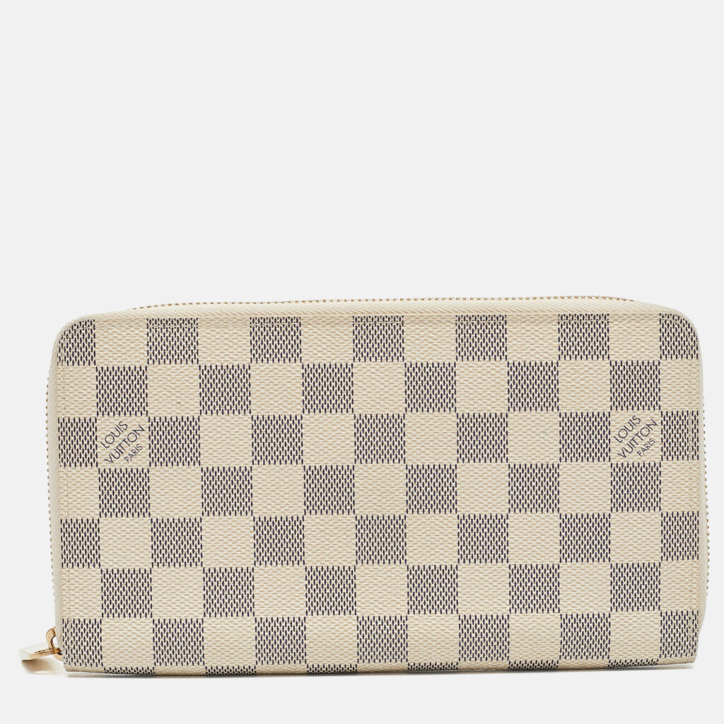 Louis Vuitton Damier Azur Canvas Zippy Organizer Wallet Louis Vuitton Damier Azur Canvas Zippy Organizer Wallet