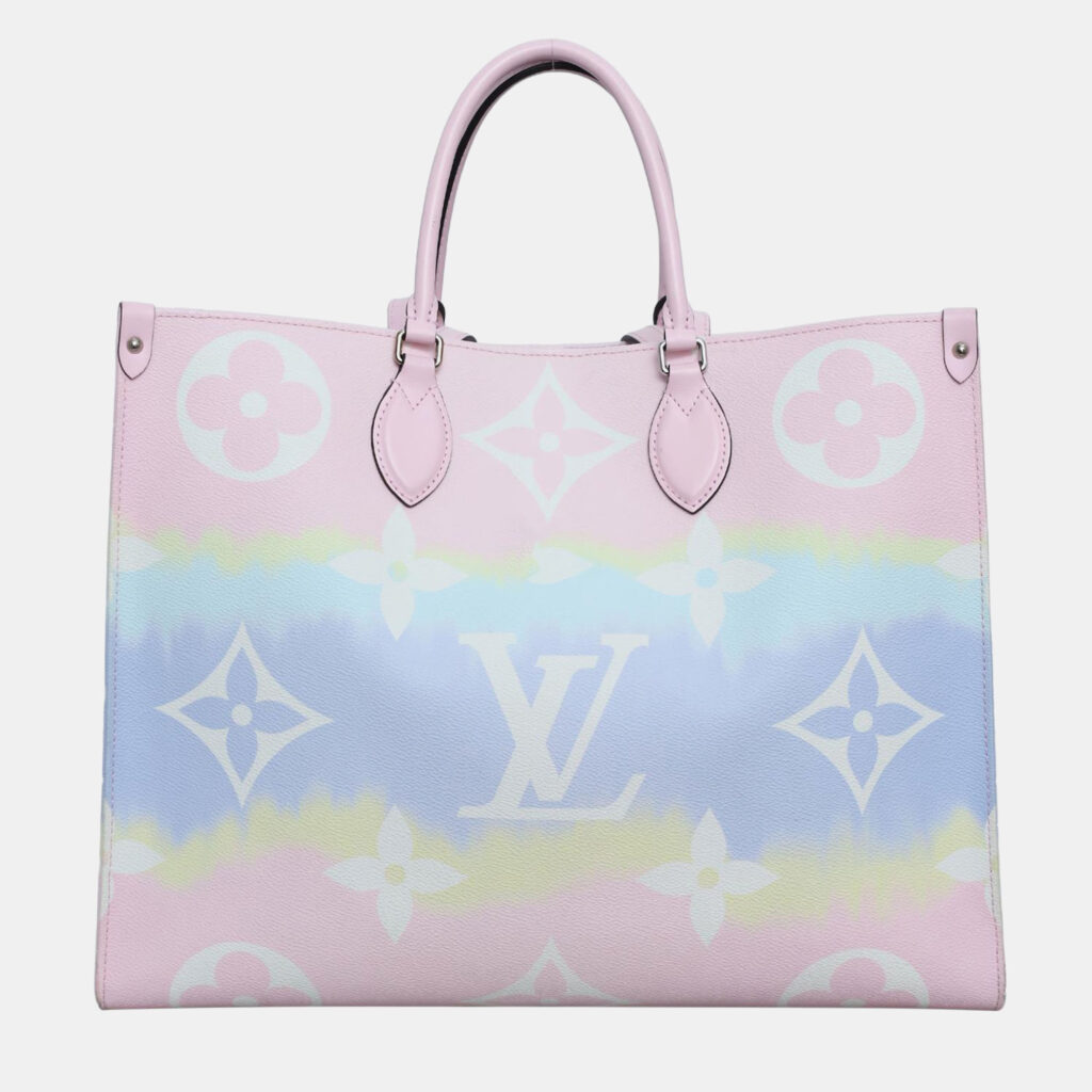 Louis Vuitton OnTheGo GM Monogram Spring Sunrise Pastel Bag Louis Vuitton OnTheGo GM Monogram Spring Sunrise Pastel Bag