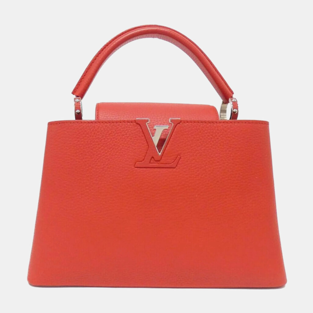 Louis Vuitton Orange, Red Leather Capucines PM Shoulder Bag Louis Vuitton Orange, Red Leather Capucines PM Shoulder Bag