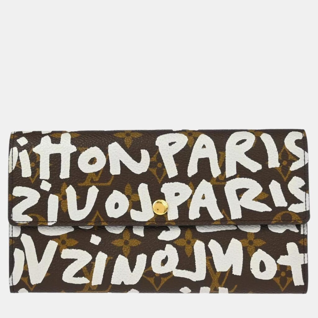 Louis Vuitton Monogram Graffiti Porte Monnaie Credit Wallet Louis Vuitton Monogram Graffiti Porte Monnaie Credit Wallet
