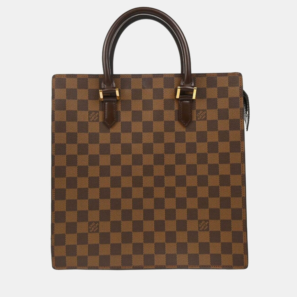 Louis Vuitton Damier Ebene Canvas Venice PM Tote Bag Louis Vuitton Damier Ebene Canvas Venice PM Tote Bag