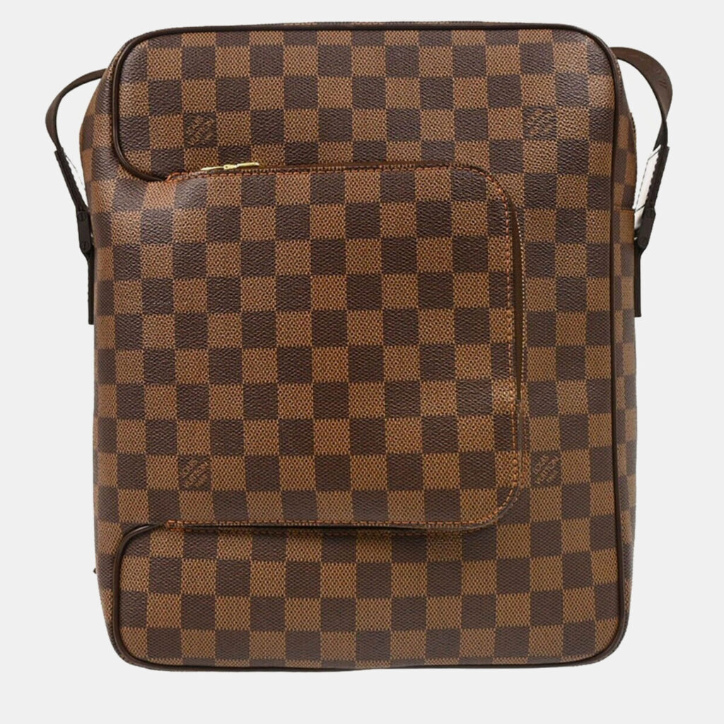 Louis Vuitton Damier Ebene Canvas Olaf MM Shoulder Bag Louis Vuitton Damier Ebene Canvas Olaf MM Shoulder Bag