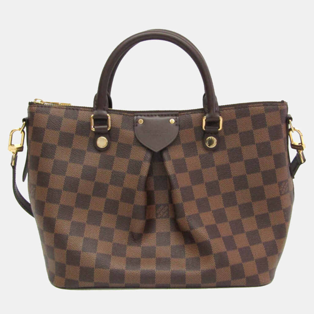 Louis Vuitton Brown Ebene Damier Siena PM Handbag Louis Vuitton Brown Ebene Damier Siena PM Handbag