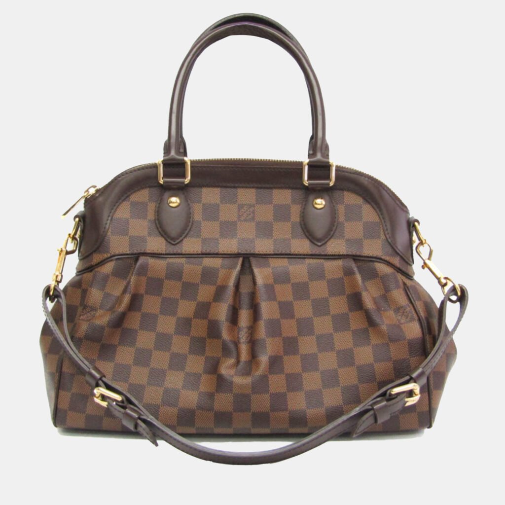 Louis Vuitton Brown Ebene Damier Trevi Pm Shoulder Bag Louis Vuitton Brown Ebene Damier Trevi Pm Shoulder Bag