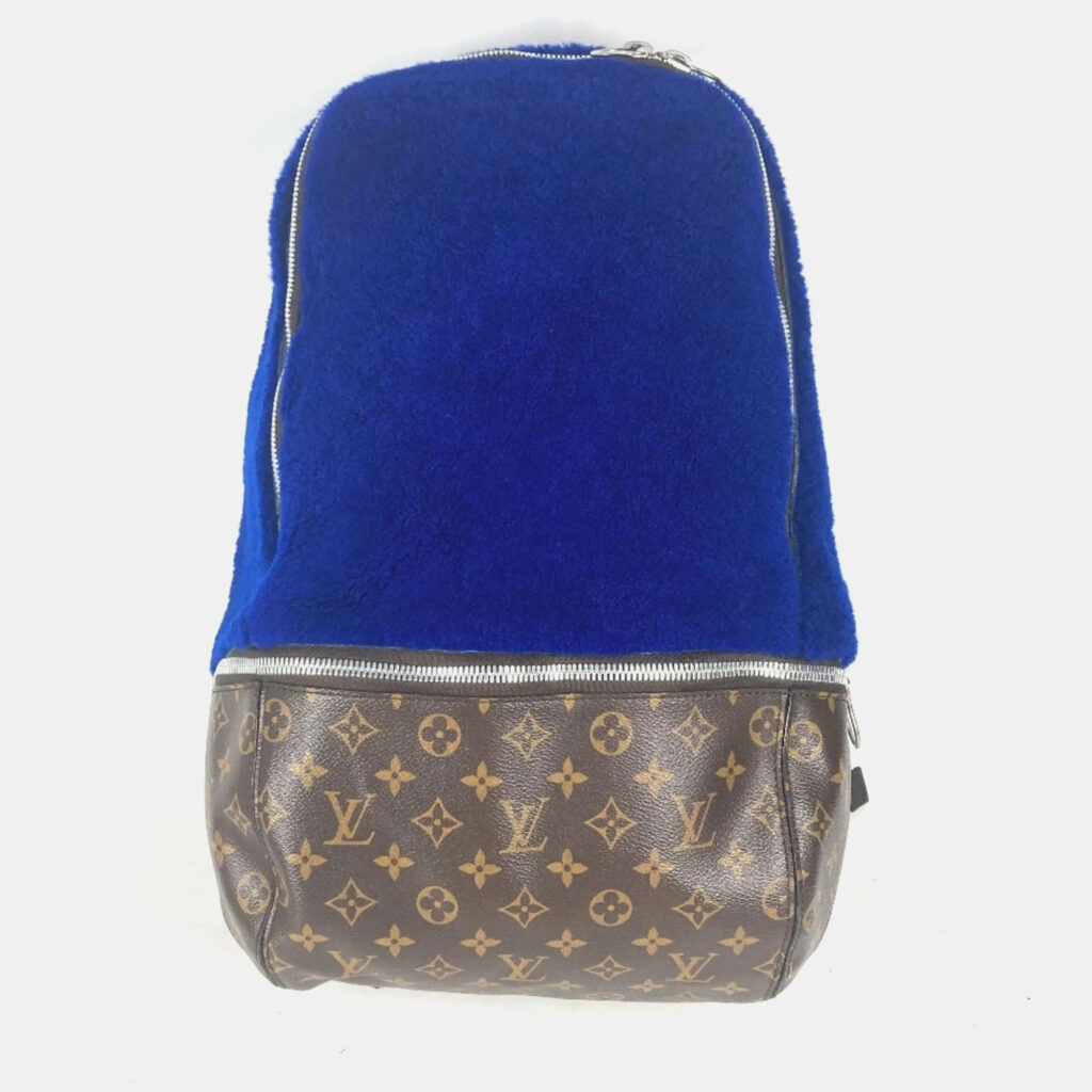 Louis Vuitton Blue Canvas Mouton Marc Newson Backpack