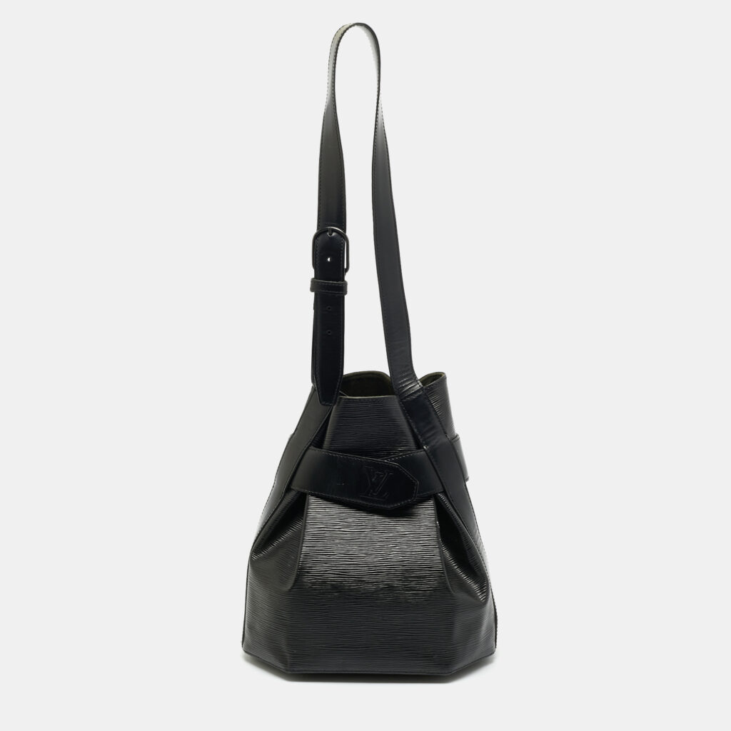 luxury-women-louis-vuitton-used-handbags-p1165112-006-1.jpg Louis Vuitton Black Epi Leather Sac D'Epaule PM Bag