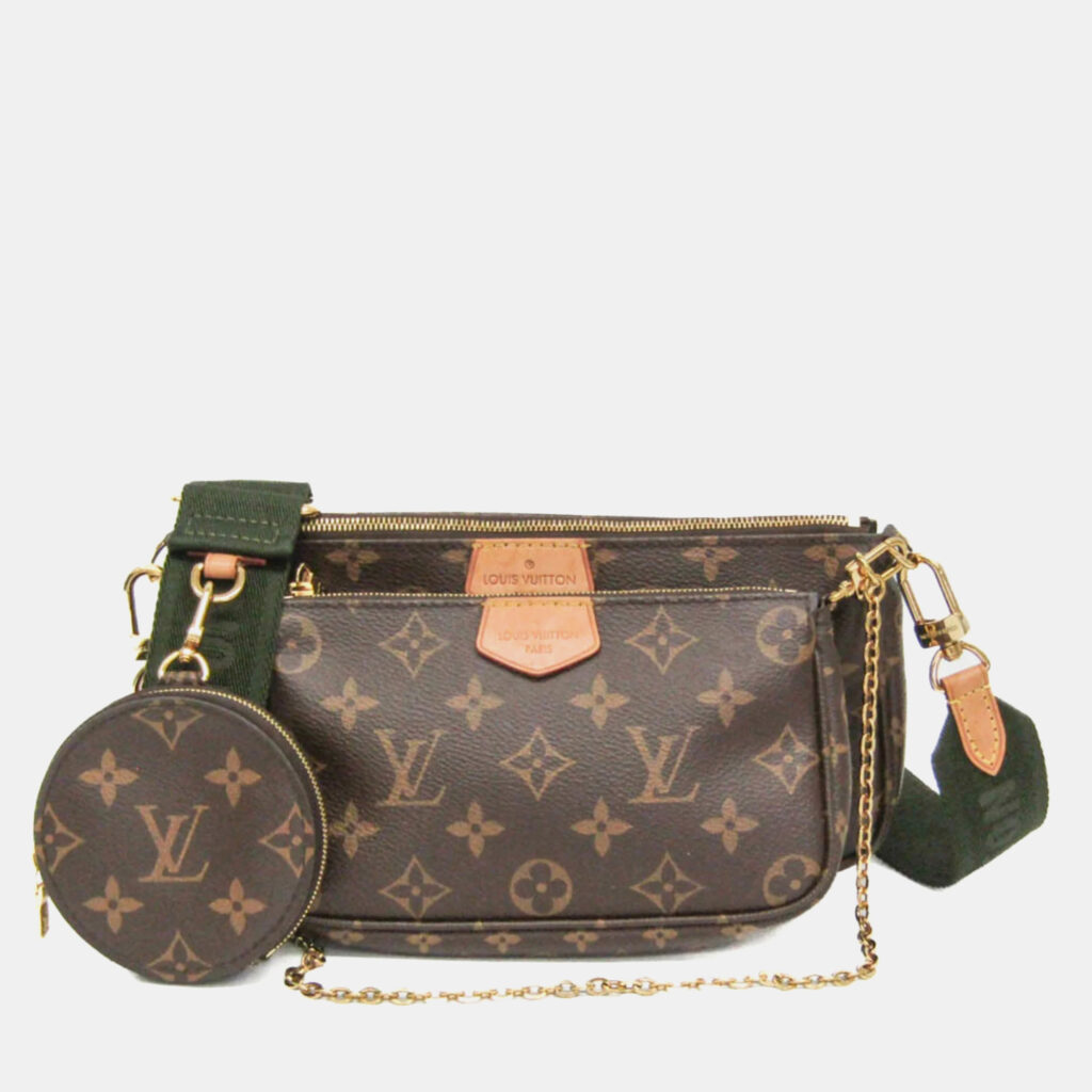 Louis Vuitton Multi Pochette Accessoires Brown Monogram Canvas Shoulder Bag Louis Vuitton Multi Pochette Accessoires Brown Monogram Canvas Shoulder Bag