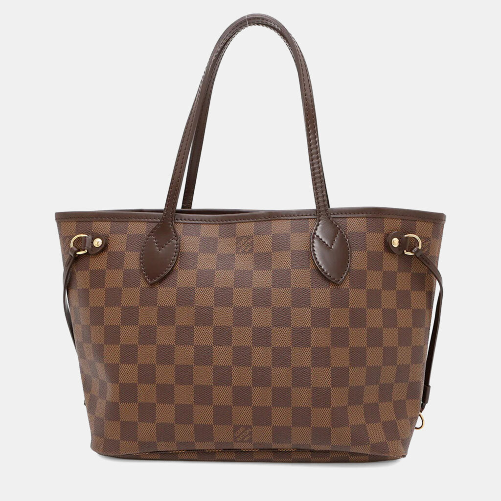 Louis Vuitton Neverfull PM Red Damier Ebene Canvas Tote