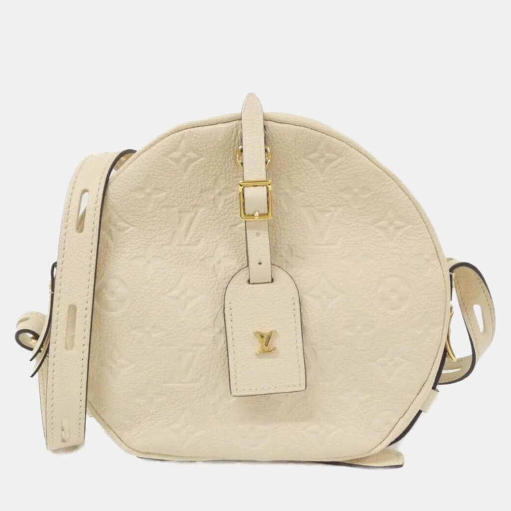 Louis Vuitton Boite Chapeau Souple Monogram Empreinte Leather Shoulder Bag Louis Vuitton Boite Chapeau Souple Monogram Empreinte Leather Shoulder Bag