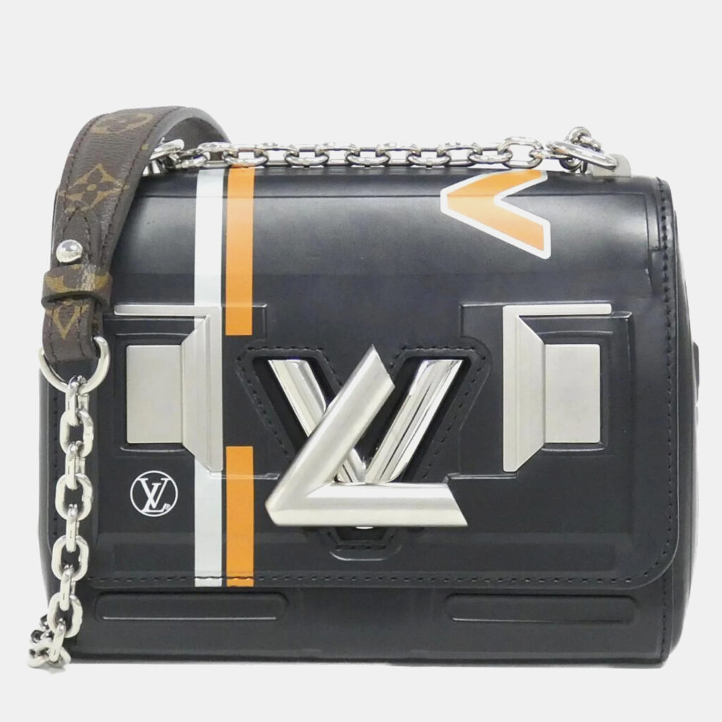 Louis Vuitton Twist PM Black Leather Shoulder Bag Louis Vuitton Twist PM Black Leather Shoulder Bag