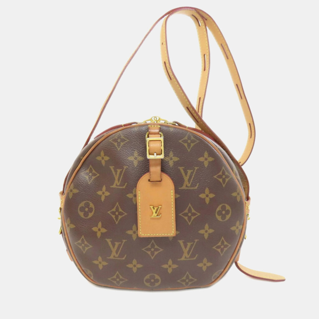 Louis Vuitton Boite Chapeau Souple Brown Monogram Canvas Shoulder Bag Louis Vuitton Boite Chapeau Souple Brown Monogram Canvas Shoulder Bag