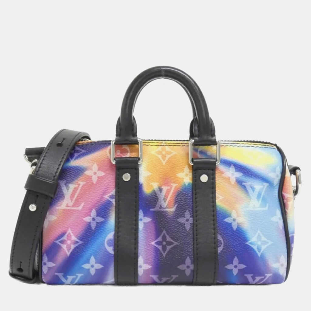 Louis Vuitton Keepall XS Multicolor Monogram Sunset Canvas Boston Bag