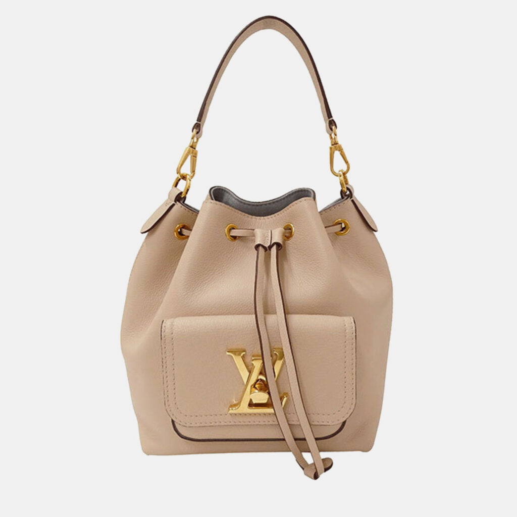Louis Vuitton LockMe Bucket PM Leather Shoulder Bag