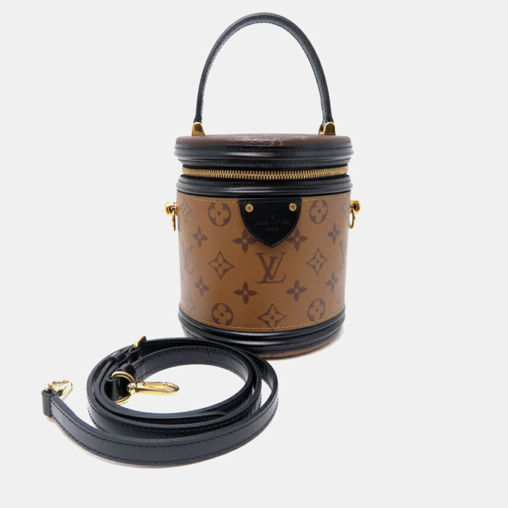 Louis Vuitton Cannes Brown Monogram Reverse Canvas Shoulder Bag Louis Vuitton Cannes Brown Monogram Reverse Canvas Shoulder Bag