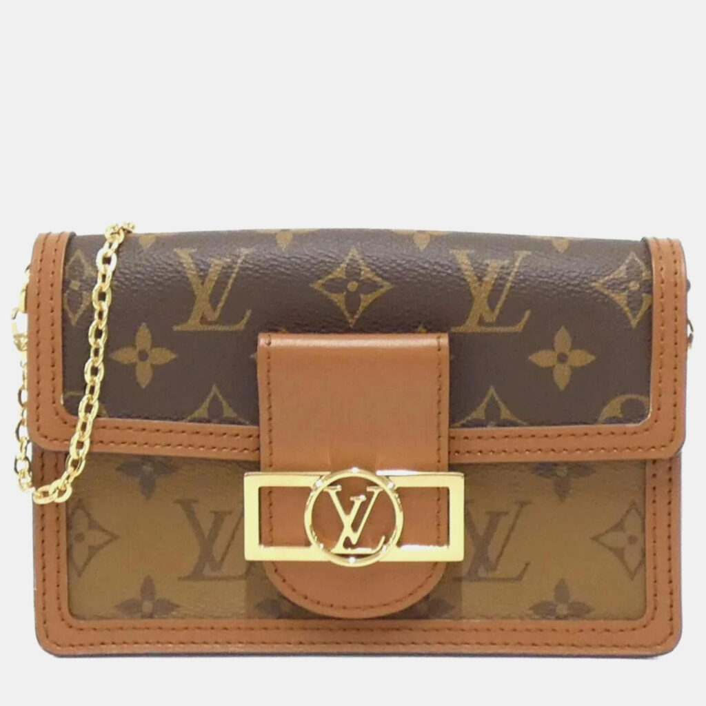 Louis Vuitton Portefeuille Dauphine Monogram Wallet On Chain Louis Vuitton Portefeuille Dauphine Monogram Wallet On Chain