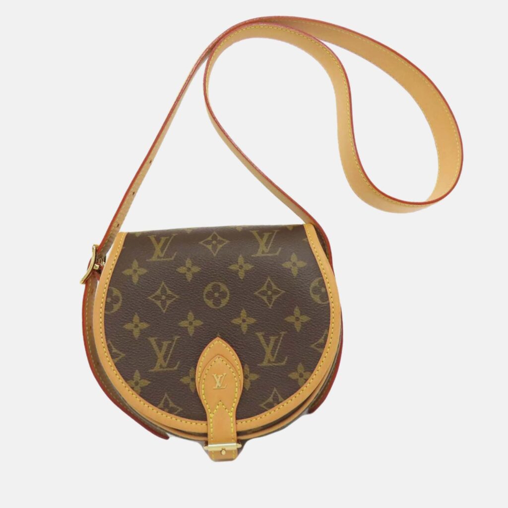 Louis Vuitton Tambourin NM Brown Monogram Shoulder Bag Louis Vuitton Tambourin NM Brown Monogram Shoulder Bag