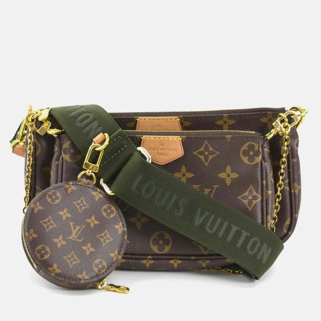 Louis Vuitton Multi Pochette Accessoires Brown Monogram Canvas Shoulder Bag