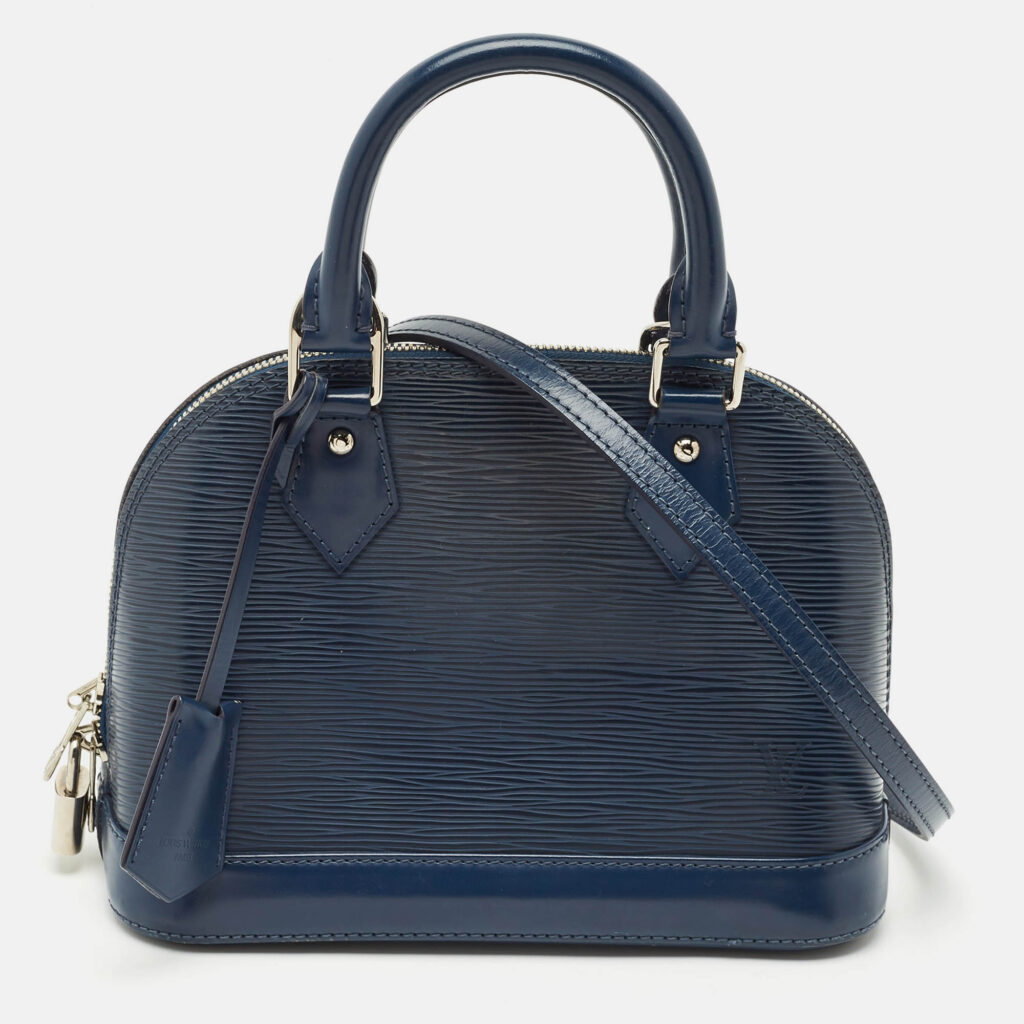 Louis Vuitton Indigo Epi Leather Alma BB Bag