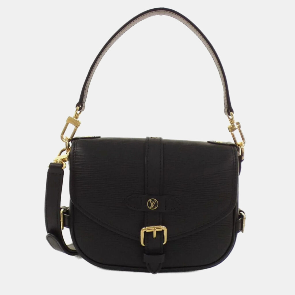 Louis Vuitton Saumur BB Black Epi Leather Shoulder Bag Louis Vuitton Saumur BB Black Epi Leather Shoulder Bag