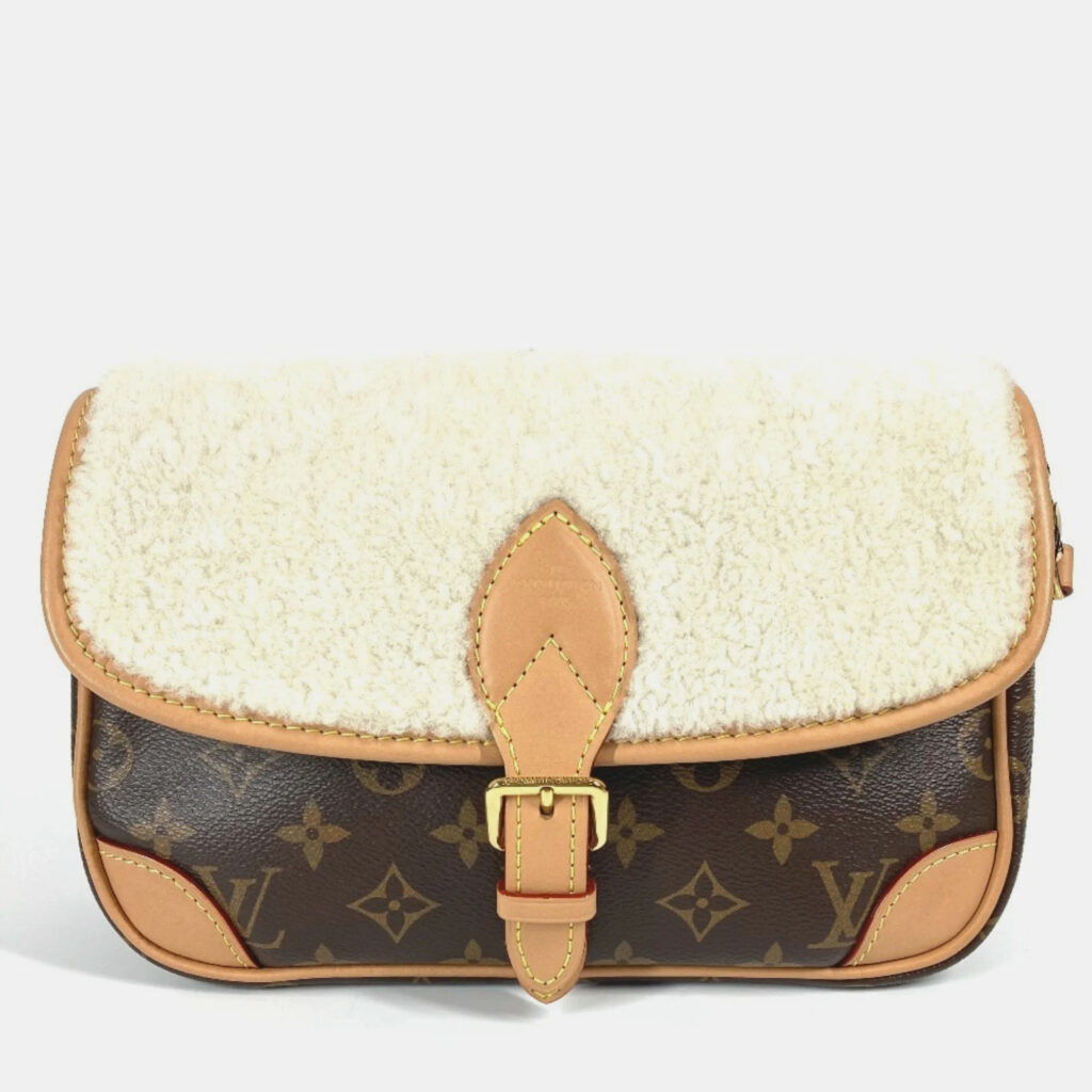 Louis Vuitton Diane Nm PM Canvas Brown Monogram Shoulder Bag