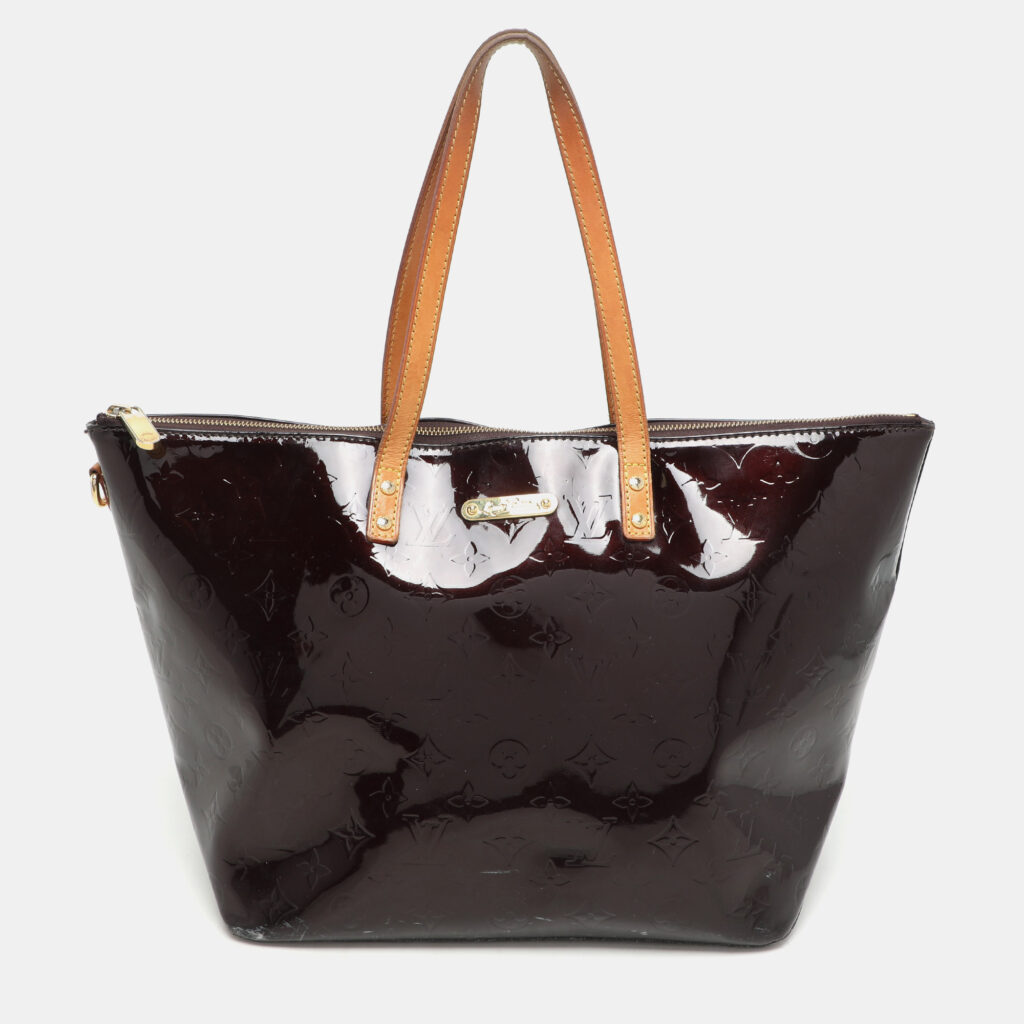 Louis Vuitton Amarante Monogram Vernis Bellevue GM Bag