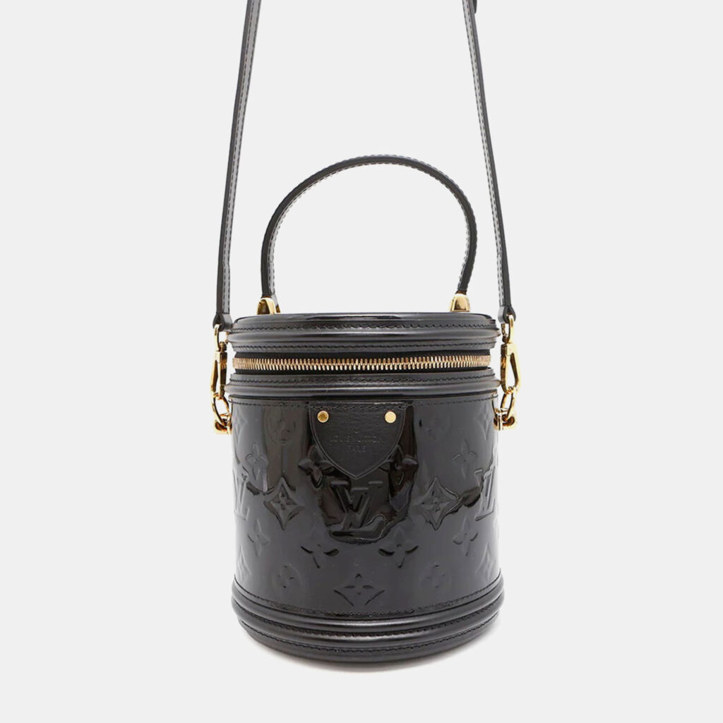 Louis Vuitton Cannes Noir Monogram Vernis Leather Size Pm Louis Vuitton Cannes Noir Monogram Vernis Leather Size Pm