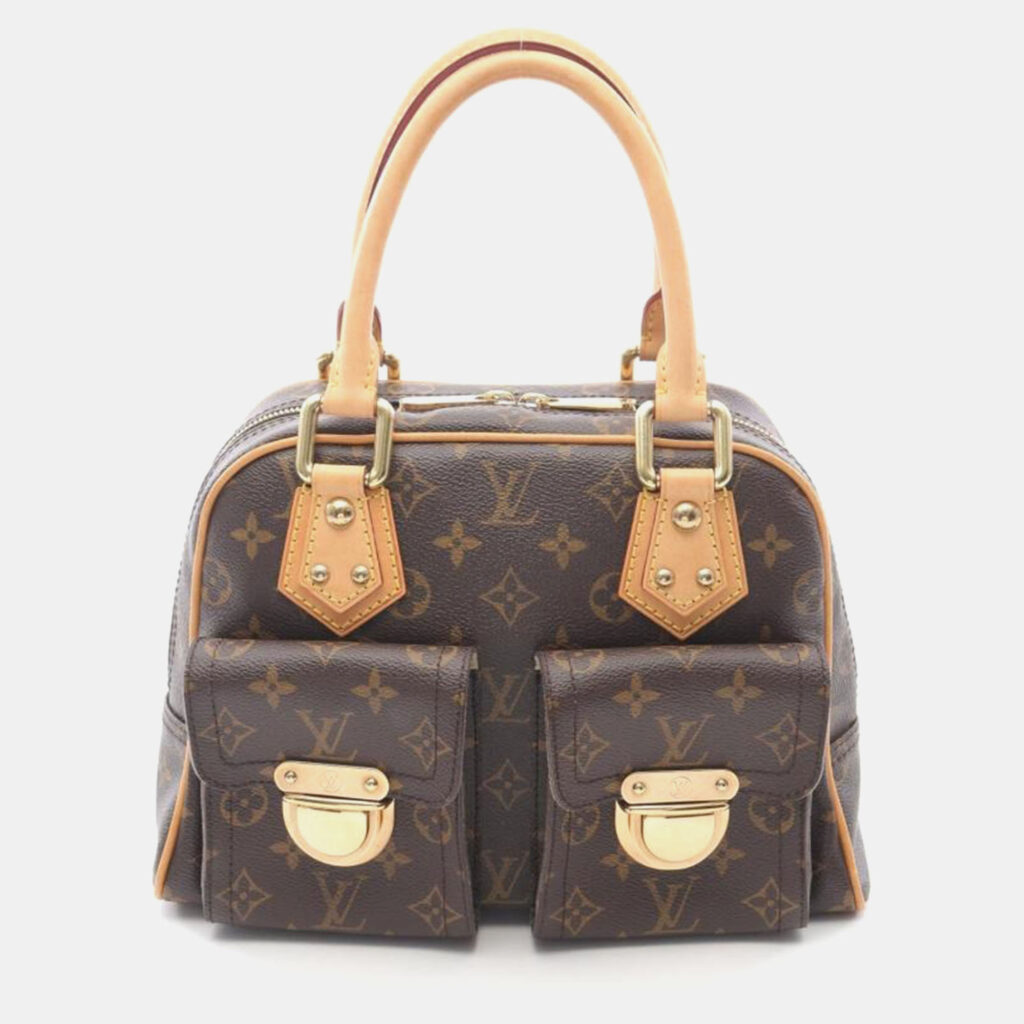 Louis Vuitton Manhattan PM Brown Monogram Canvas Handbag