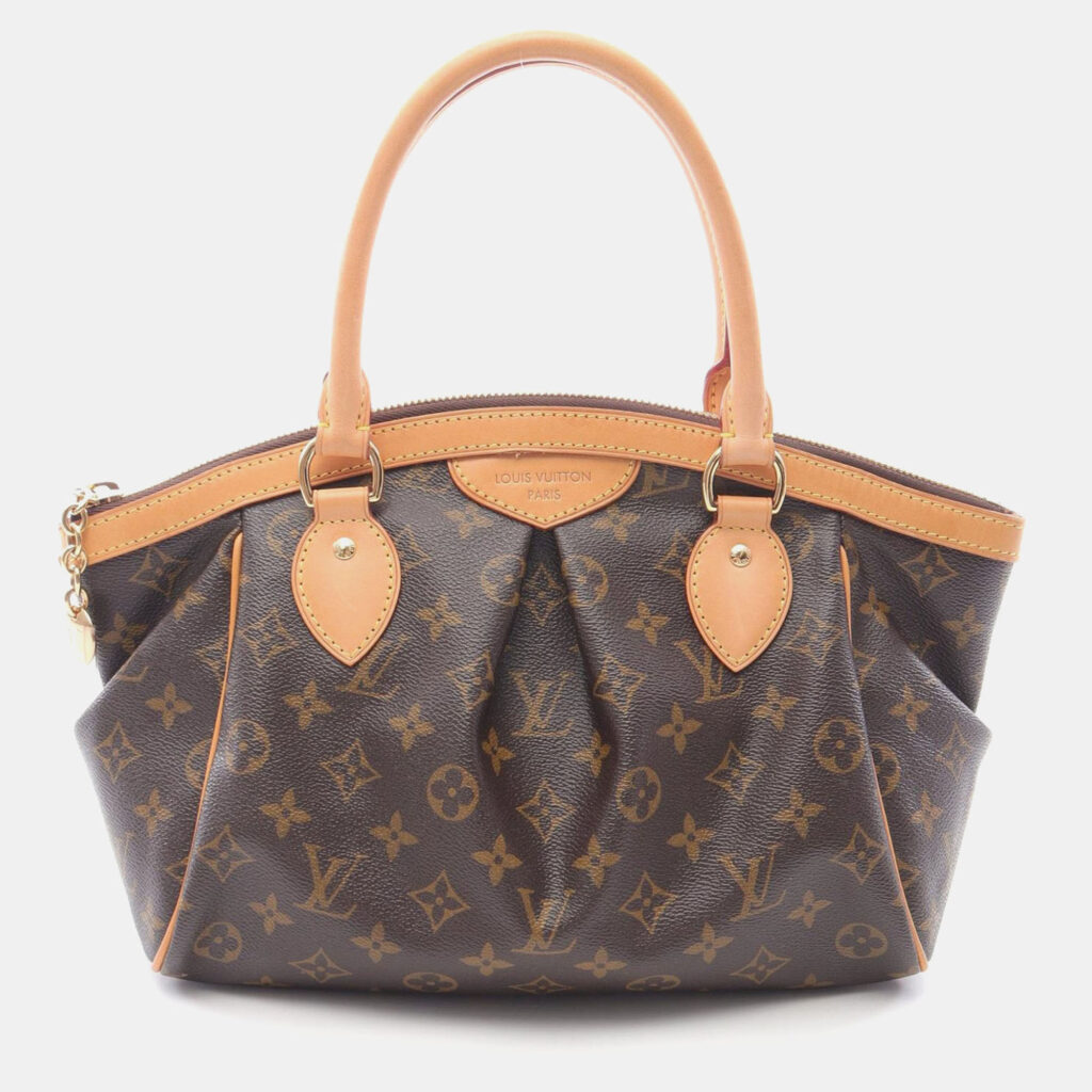 Louis Vuitton Tivoli PM Brown Monogram Canvas Hand Tote Bag