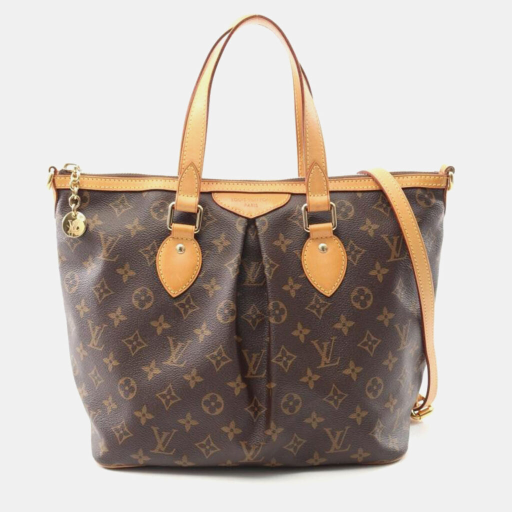 Louis Vuitton Palermo PM Brown Monogram Canvas Shoulder Bag Louis Vuitton Palermo PM Brown Monogram Canvas Shoulder Bag