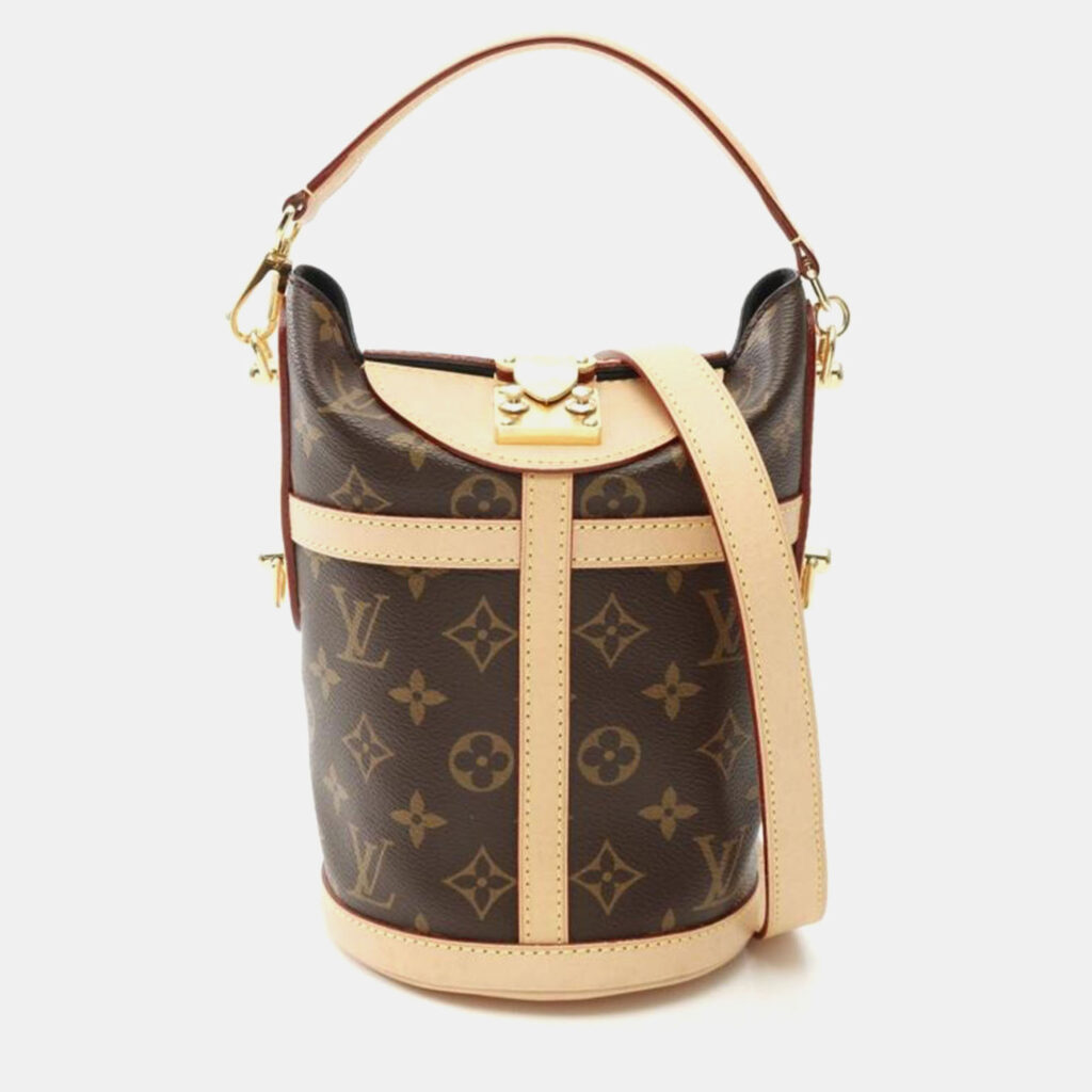 Louis Vuitton Duffle Monogram Canvas Shoulder Bag Louis Vuitton Duffle Monogram Canvas Shoulder Bag