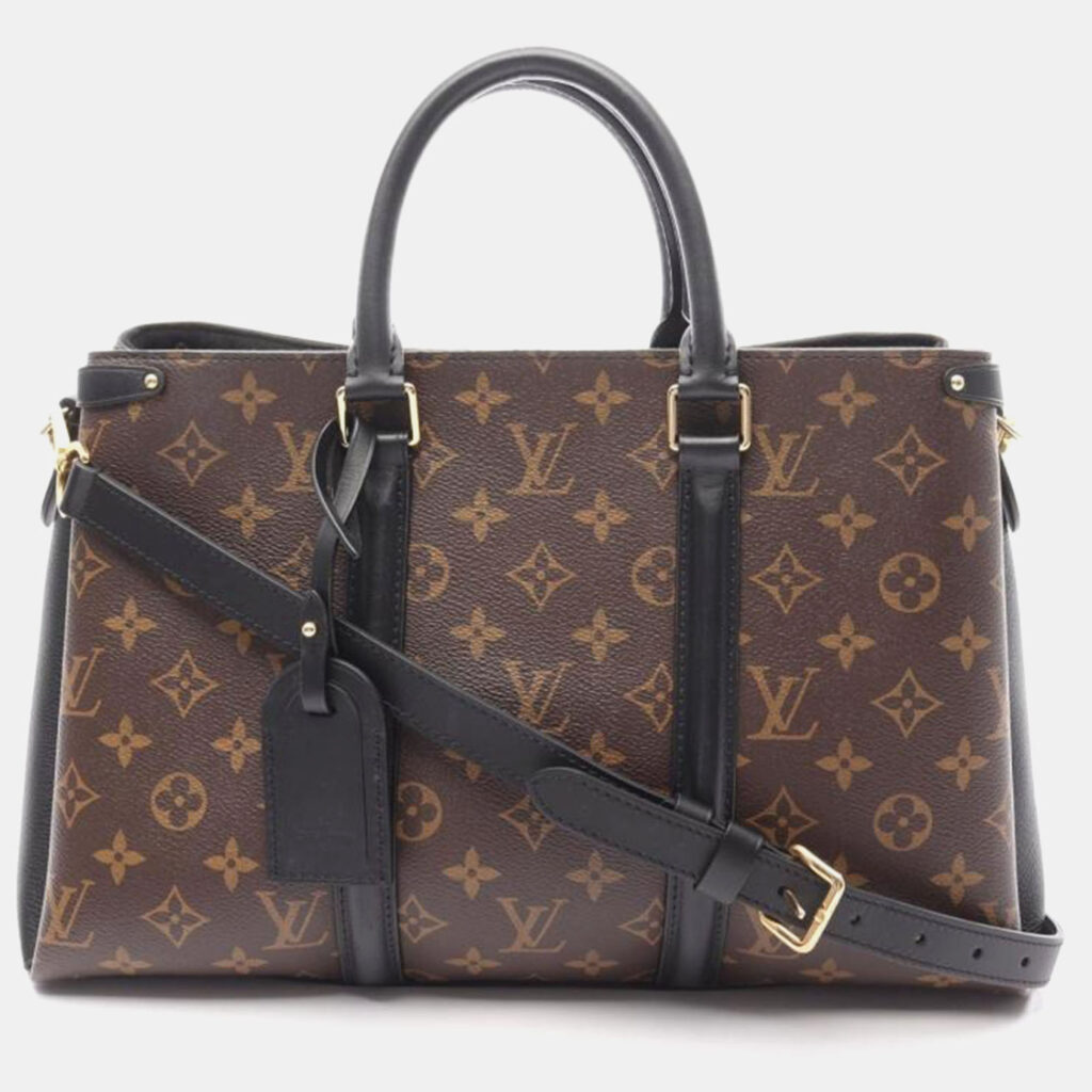 Louis Vuitton Soufflot MM Brown Monogram Canvas Shoulder Bag