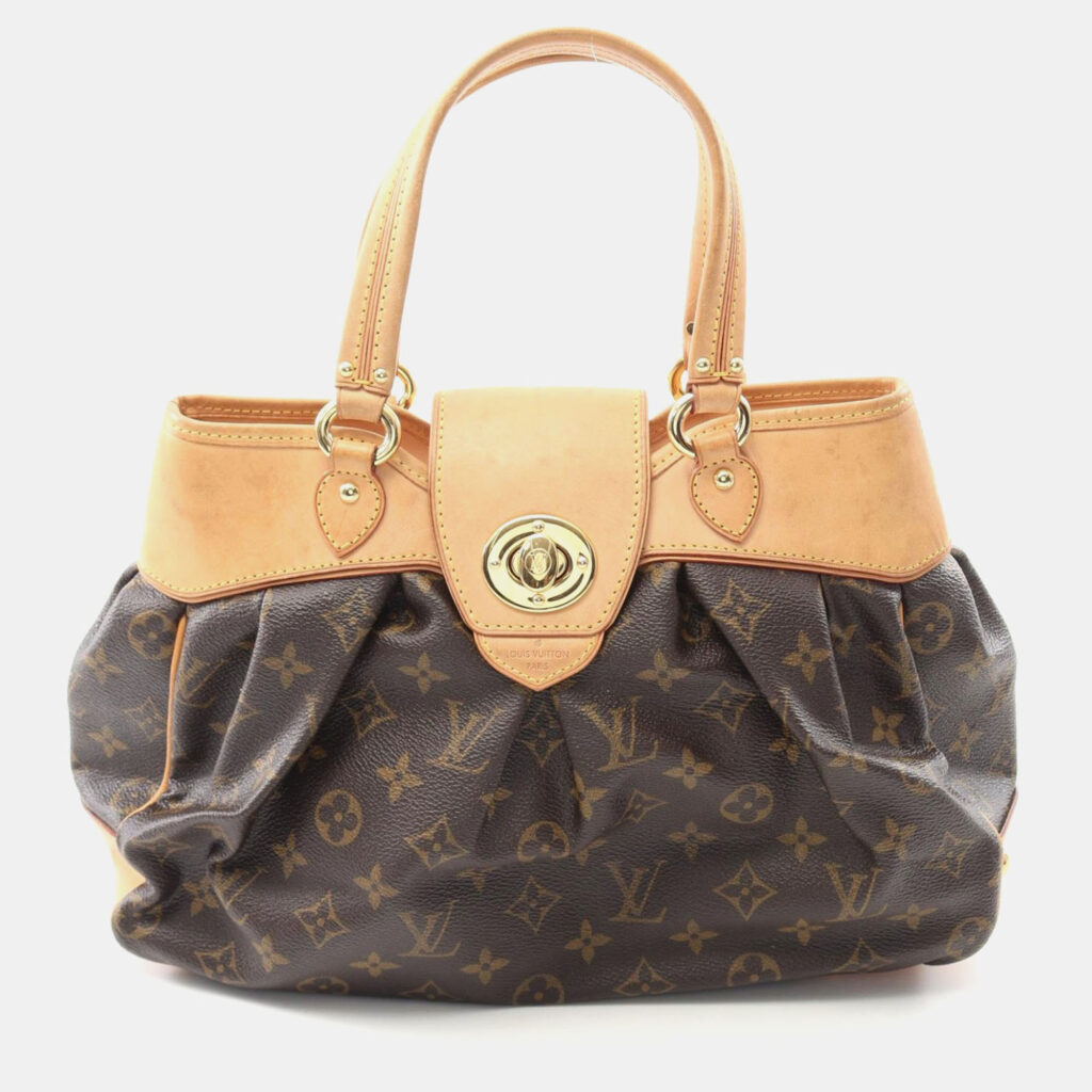 Louis Vuitton Boetie Pm Handbag Monogram Canvas Leather Brown Louis Vuitton Boetie Pm Handbag Monogram Canvas Leather Brown