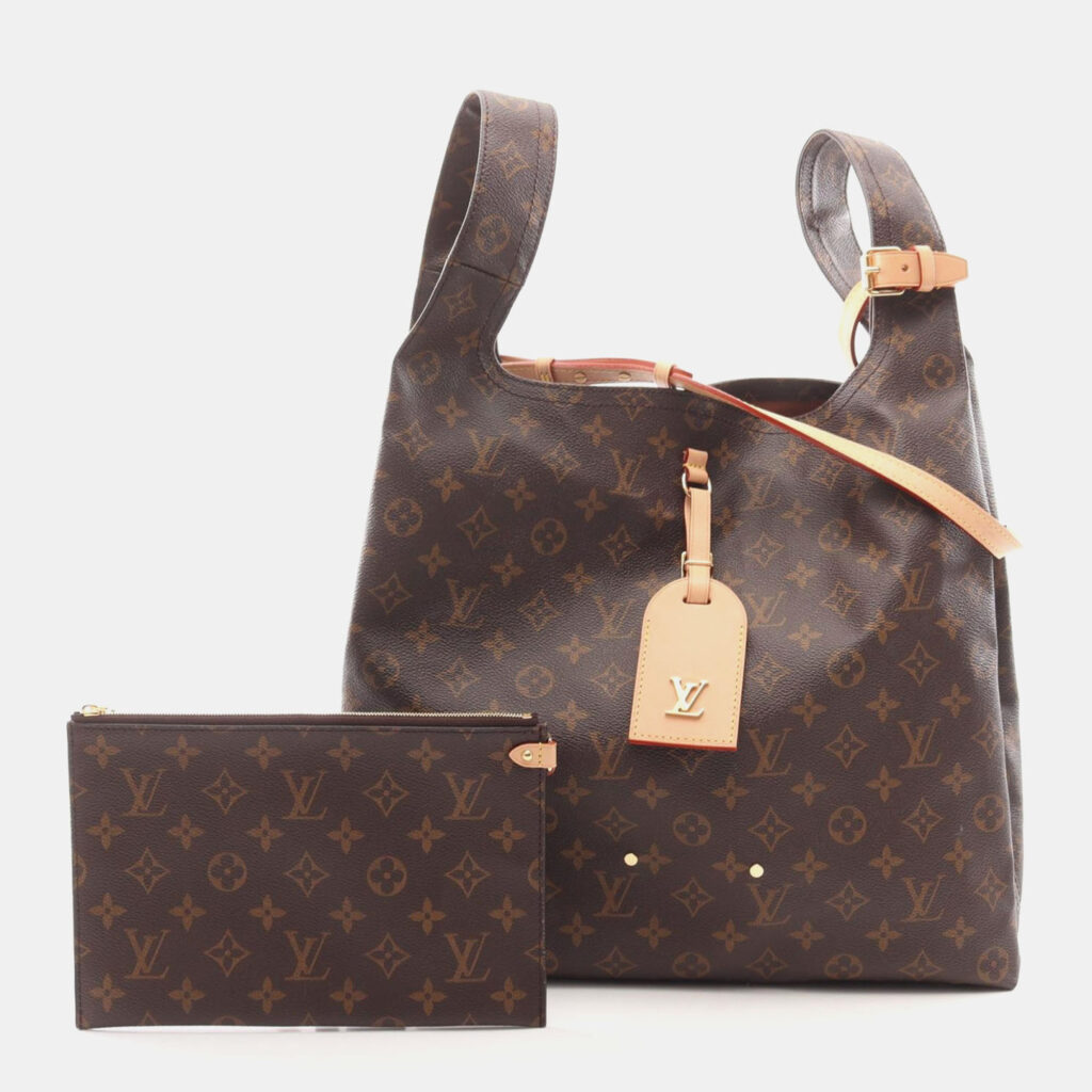 Louis Vuitton Atlantis GM Brown Monogram Canvas Shoulder Bag Louis Vuitton Atlantis GM Brown Monogram Canvas Shoulder Bag