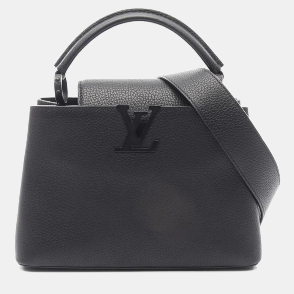 Louis Vuitton Capucines BB Black Leather Top Handle Bag Louis Vuitton Capucines BB Black Leather Top Handle Bag